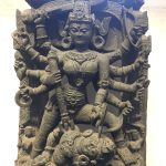 Stone sculpture of Goddess Durga at the Indian Museum; illustrative image for the Shakti-Verse event