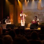 Punjabi live music performance on a theatre stage for Rangan Di Ustat in Chandigarh